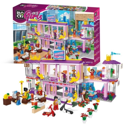 Joc constructie Centrul comercial, 713 piese, Blocki