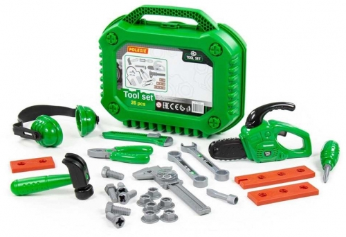 Set de joaca Unelte in gentuta, 26 piese/set, Polesie