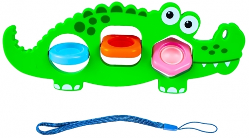 Jucarie senzoriala antistres model crocodil