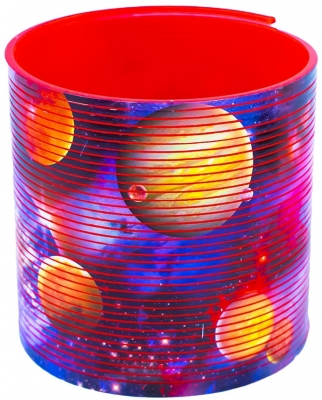 Arc curcubeu, 7 cm diametru, model Planete