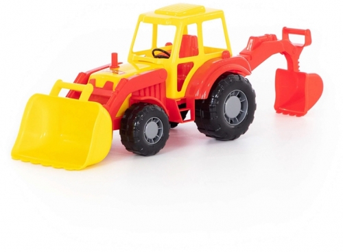Jucarie Tractor-excavator, 37 cm, diverse modele, Altay Polesie