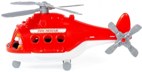 Jucarie Elicopter pompieri, 30 cm, Alpha Polesie
