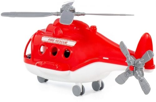 Jucarie Elicopter pompieri, 30 cm, Alpha Polesie