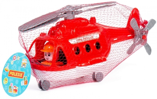Jucarie Elicopter pompieri, 30 cm, Alpha Polesie