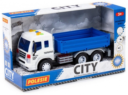 Camion de jucarie cu lumina si sunete, 32 cm, Polesie