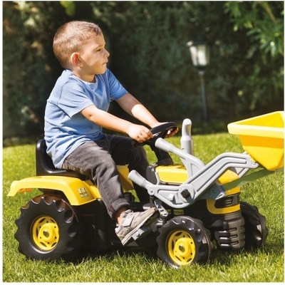 Tractor excavator cu pedale, Dolu