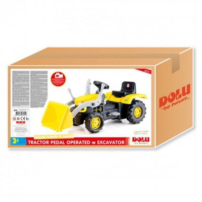 Tractor excavator cu pedale, Dolu