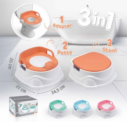 Olita multifunctionala 3 in 1, roz, Dolu 