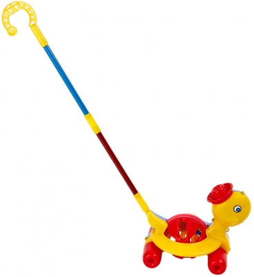Jucarie de impins, Broasca testoasa, 75 cm