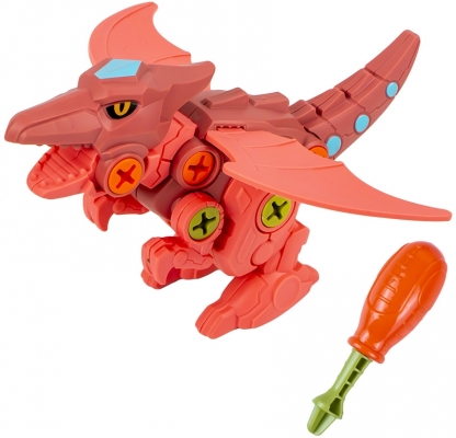 Dinozaur demontabil, roz