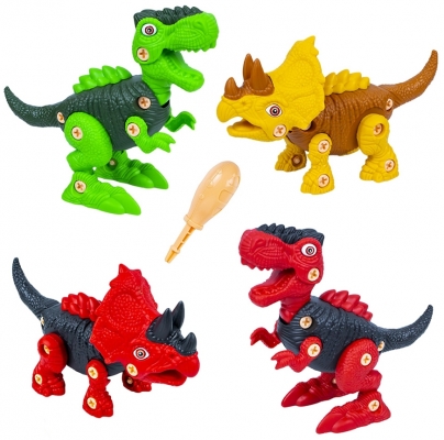 Dinozaur demontabil diverse modele si culori