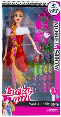 Papusa cu incaltaminte si accesorii Mobel Show 