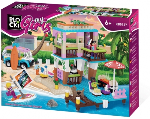 Casa de vacanta, 371 piese Blocki My Girls