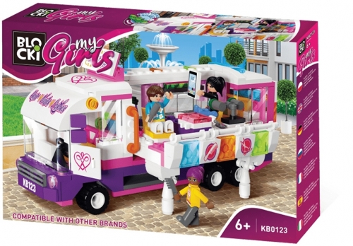 Salonul de coafura mobil, 375 piese Blocki My Girls