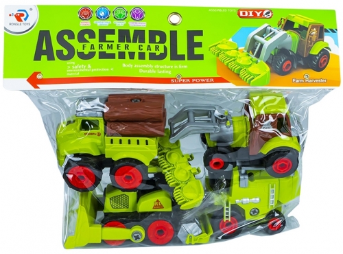 Set de joaca utilaj ferma demontabil, 4 buc/set