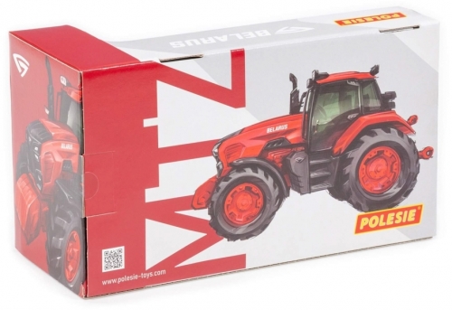 Tractor Belarus cu distribuitor, rosu, Polesie
