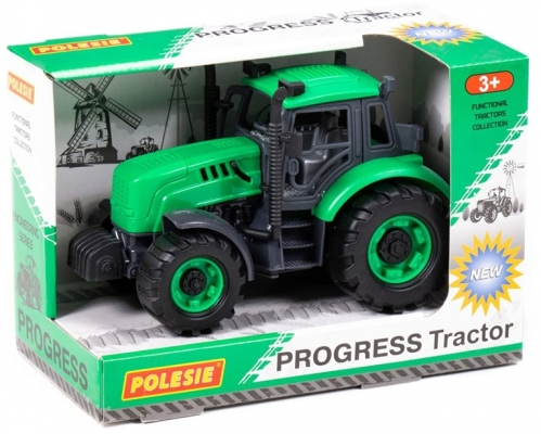 Jucarie tractor cu frictiune, 19 x 10 x 11 cm, Polesie