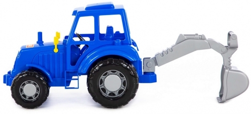 Jucarie tractor-excavator Altay, 29 x 17 x 22 cm, Polesie