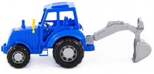 Jucarie tractor-excavator 21 x 13 x 17 cm, Polesie