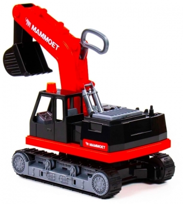 Excavator Mammoet rosu, Polesie