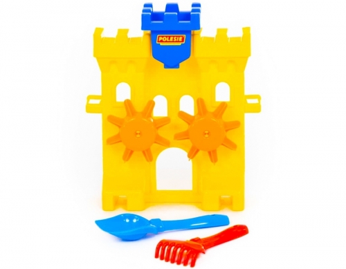 Set Moara pentru nisip in forma de castel + accesorii, Polesie