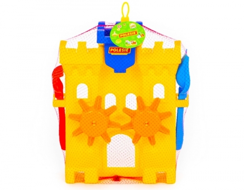 Set Moara pentru nisip in forma de castel + accesorii, Polesie