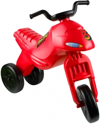 Motocicleta fara pedale, rosie