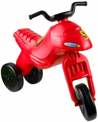 Motocicleta fara pedale, rosie