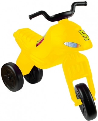 Motocicleta fara pedale, galbena