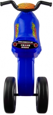 Motocicleta fara pedale, albastra