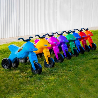 Motocicleta fara pedale, albastru deschis