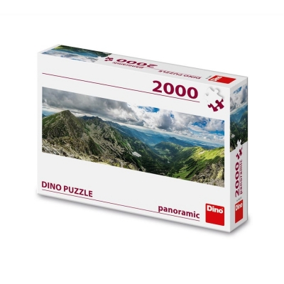 Puzzle panoramic, Munti, 2000 piese 