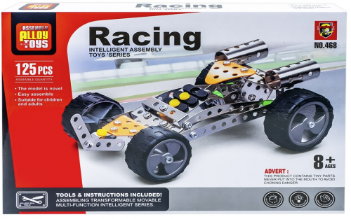 Joc constructii metal, Masina F1, 125 piese/set