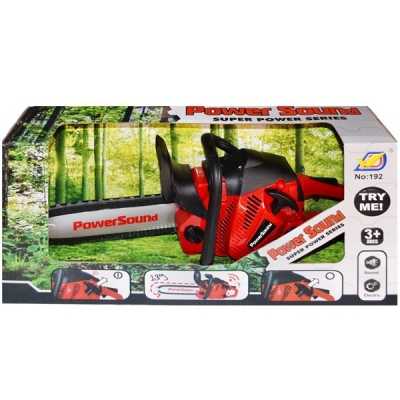 Jucarie Drujba cu baterii, 36 cm, Power Sound