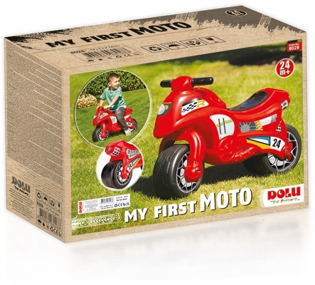Motocicleta fara pedale, 70 cm, rosu, 8028 Dolu