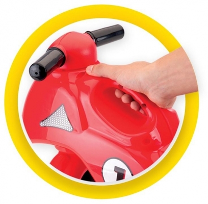 Motocicleta fara pedale, 70 cm, rosu, 8028 Dolu