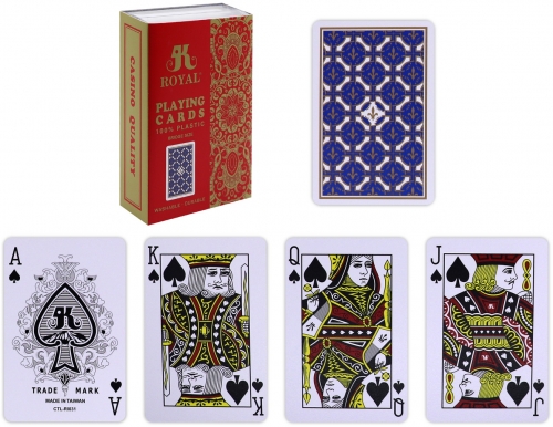 Carti de joc Royal, din plastic, Deluxe Edition As Toys