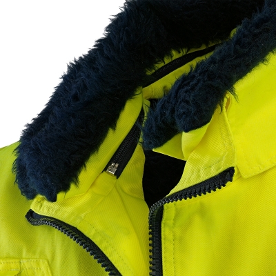 Geaca pilot 3 in 1, reflectorizanta, galben, Discover, Rock Safety 