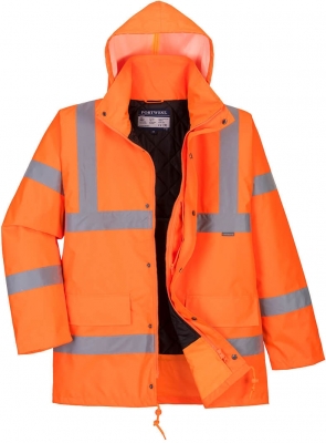 Jacheta respirabila pentru iarna Hi-Vis, portocaliu, regular, Traffic, Portwest