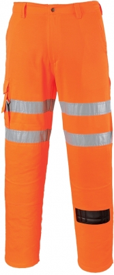 Pantaloni Hi-Vis, portocaliu, regular, Rail Combat, Portwest