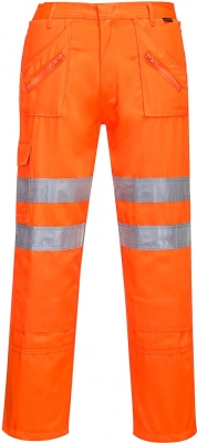 Pantaloni Hi-Vis, portocaliu, regular, Rail Action, Portwest