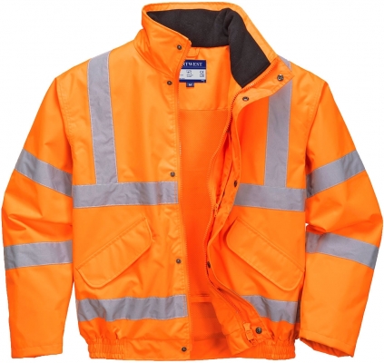 Jacheta bomber Hi-Vis, respirabila, portocaliu, regular, Portwest