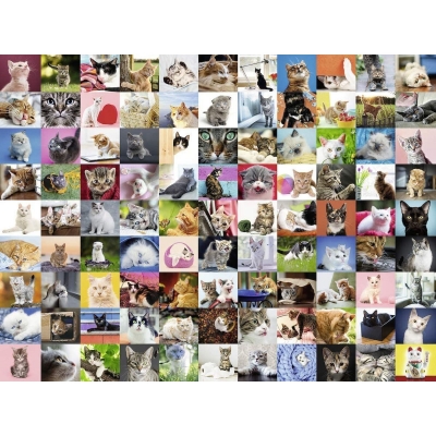 Puzzle 99 De Pisici, 1500 Piese Ravensburger