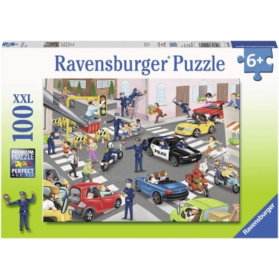 Puzzle Patrula De Politie, 100 Piese Ravensburger