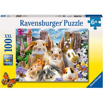 Puzzle Iepurasi, 100 Piese Ravensburger