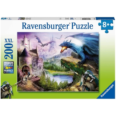 Puzzle Castel Si Dragoni, 200 Piese Ravensburger 