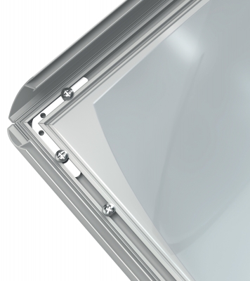 Rama pentru perete NOBO, aluminiu, cu click, A3, gri
