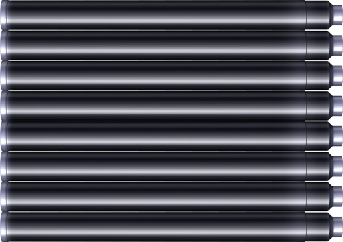 Rezerva stilou albastru lavabil 8 buc/set Standard Serenity Waterman