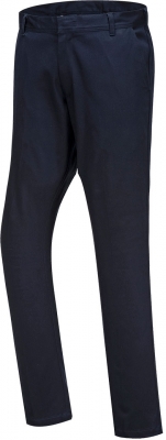 Pantaloni Chino Slim Strech, Navy Inchis, Regular, Portwest 