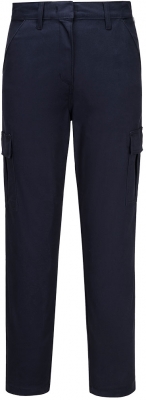 Pantaloni cargo stretch S233 Portwest pentru femei, navy